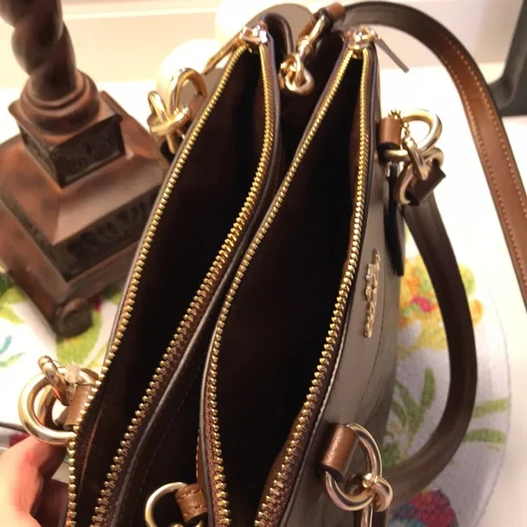 Coach F26139 Mini Brooke CarryAll Signature Coated Canvas Leather Purse - NWT - Picture 8 of 16